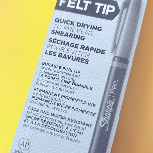 2 pcs Sharpie Pen Stylo 0.4mm Fine Point - Picture 7 of 8